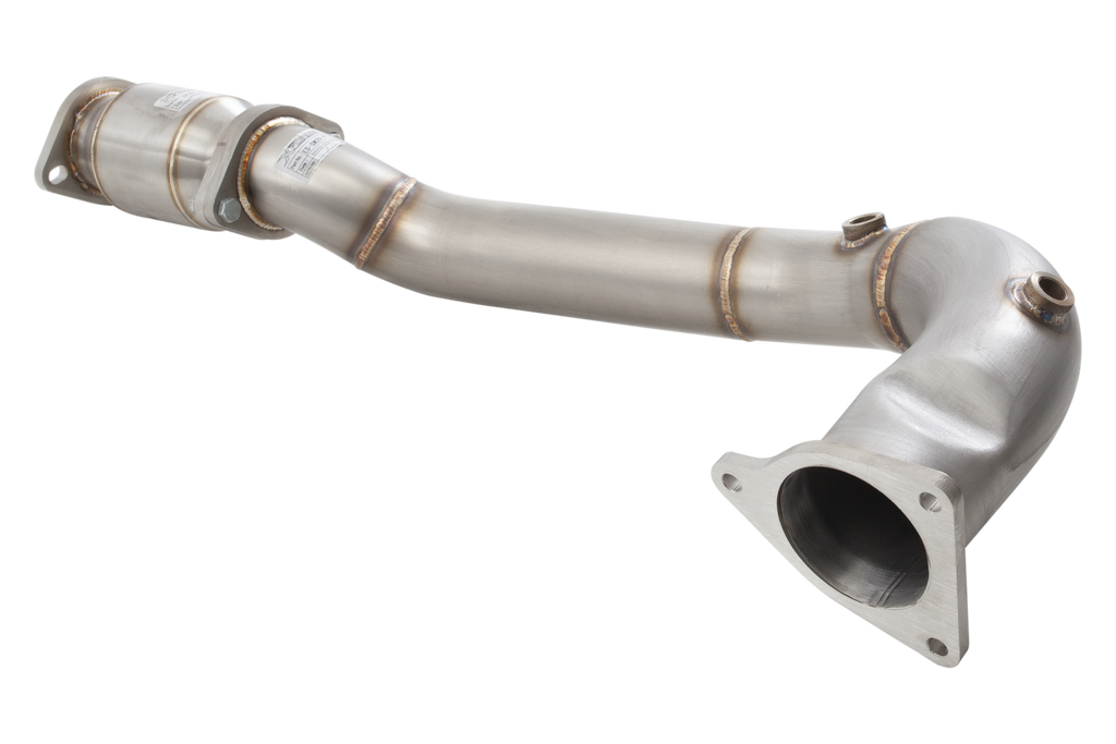 Downpipe XFORCE 3.5 con catalizzatore sportivo acciaio inox 304 satina