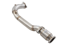 Carica l'immagine nel visualizzatore di Gallery, Downpipe XFORCE 3.5 con catalizzatore sportivo acciaio inox 304 satina