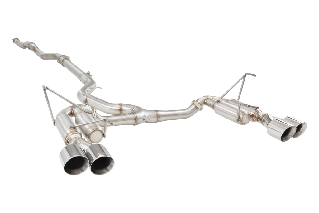 Sistema di scarico cat-back XFORCE 3 versione race acciaio inox 304 - 