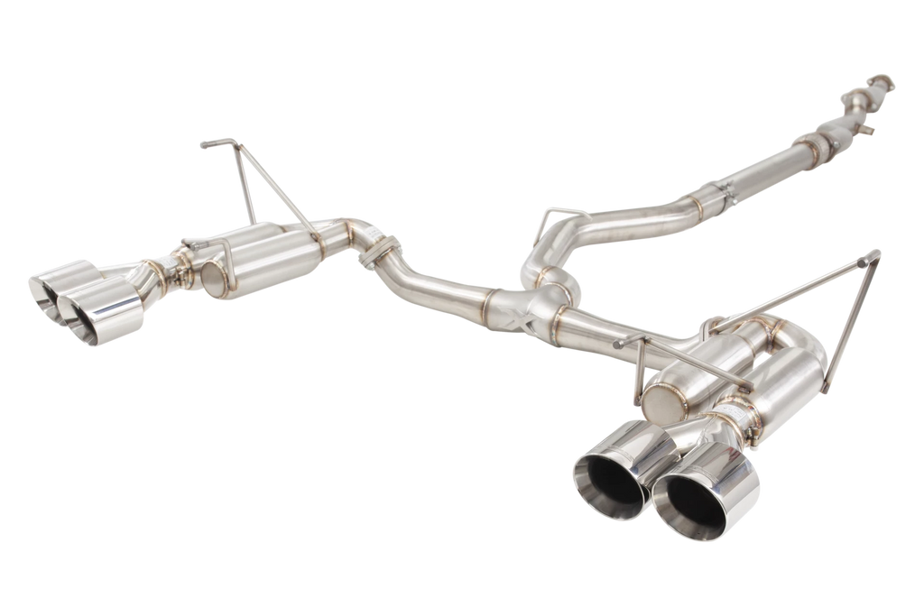 Sistema di scarico cat-back XFORCE 3 versione race acciaio inox 304 - 