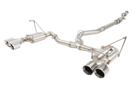 Sistema di scarico cat-back XFORCE 3 versione race acciaio inox 304 - 