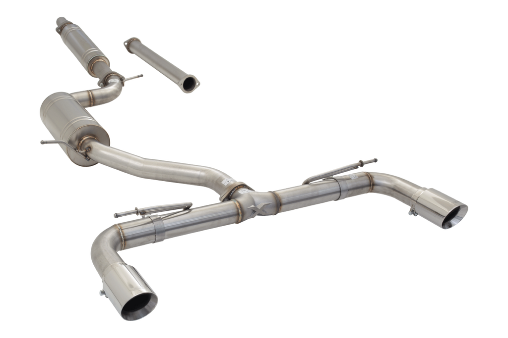 Sistema di scarico cat-back XFORCE 3 acciaio inox 304 - Volkswagen Gol