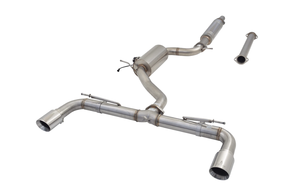 Sistema di scarico cat-back Varex XFORCE 3 acciaio inox 304 - Volkswag