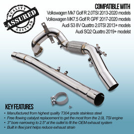 Downpipe Decat 3