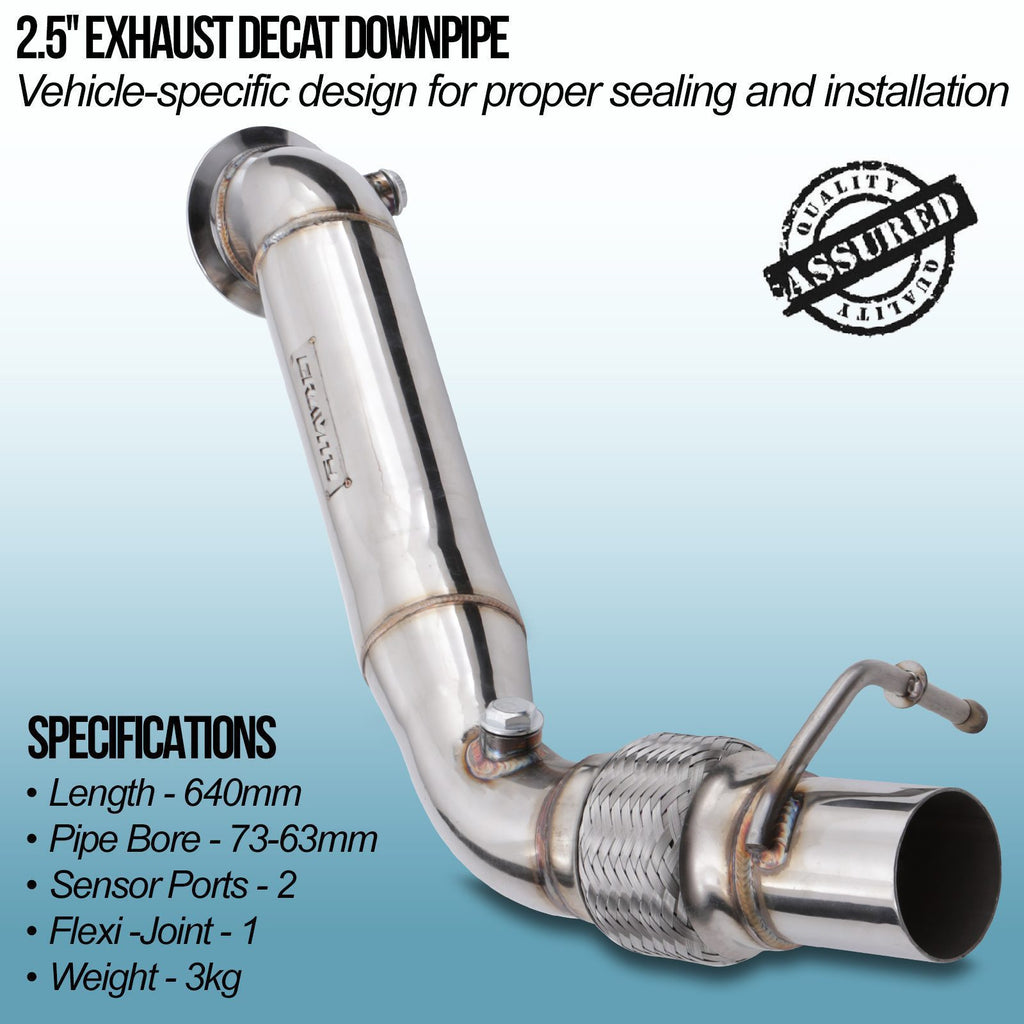Downpipe Decat 2.5" BMW Serie 3 F30 F31 316i N13 12-18 - foto 2