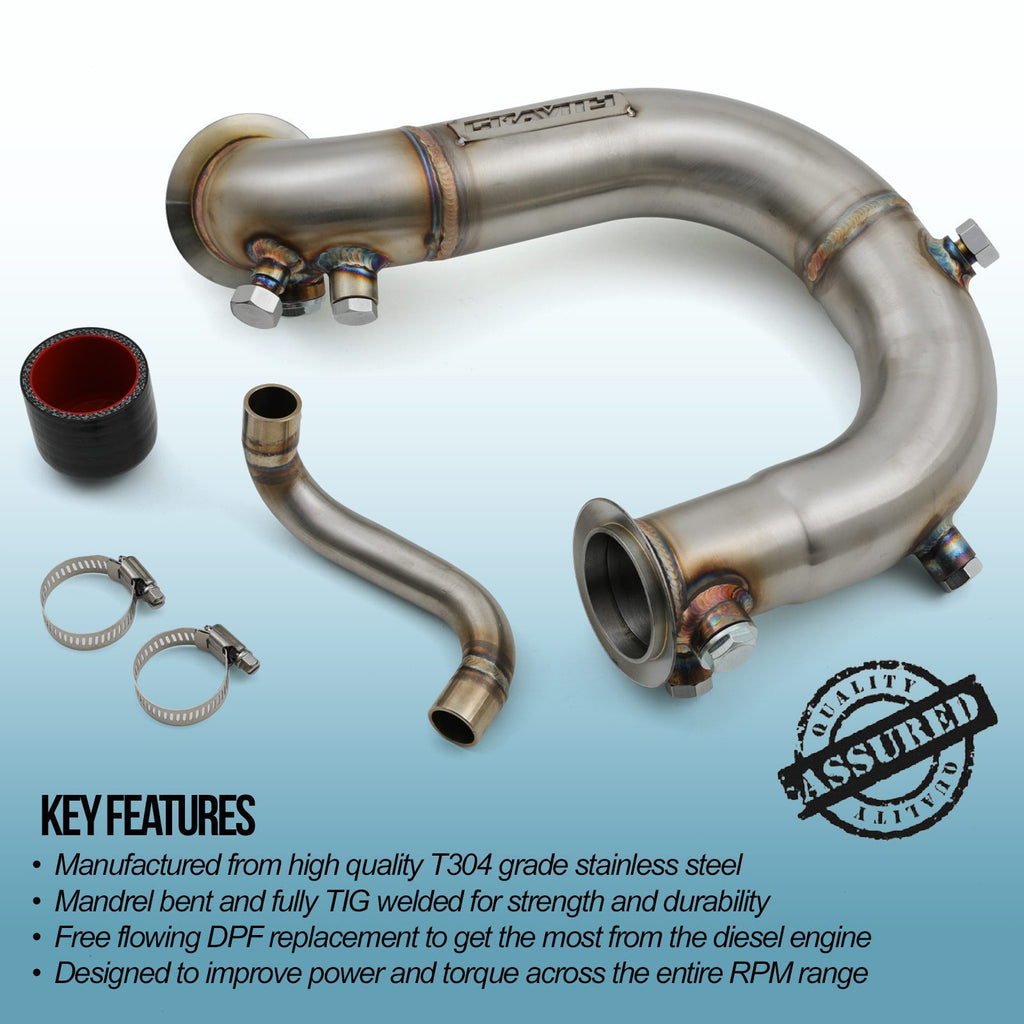Downpipe Elimina DPF e Decat Skoda Octavia 5E 1.6 / 2.0 TDI CR 12-19 - foto 3