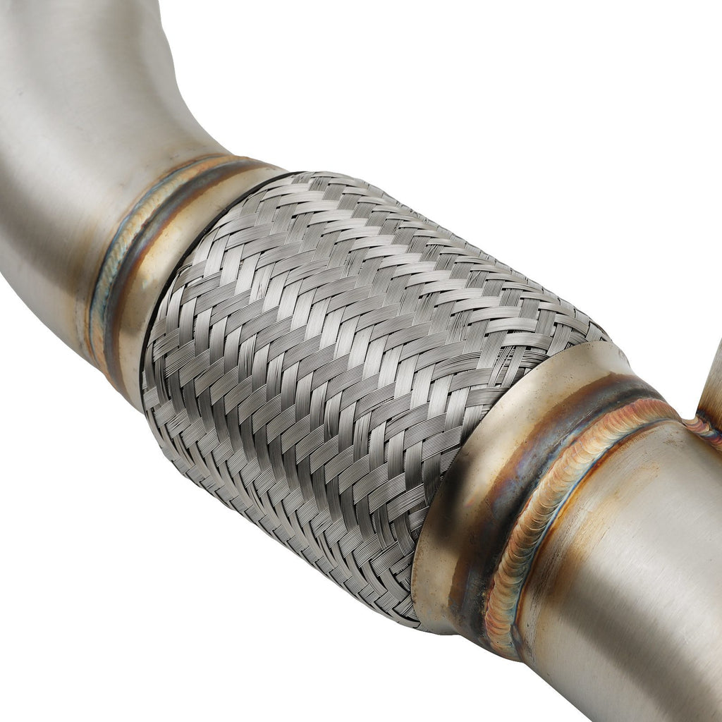 Downpipe Decat 2.75" BMW Serie 3 F30 330d 335d N57 2012-2019 - foto 7