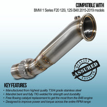 Downpipe Decat BMW 1 Series F20 120i 125i B48 15-18 - foto 3