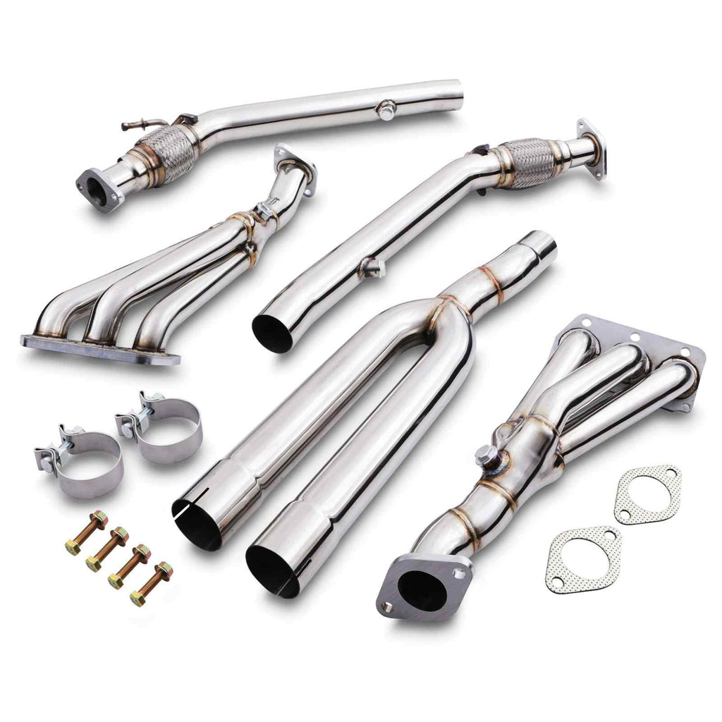 Collettore di Scarico e Downpipe Decat Audi A3 8P V6 Quattro 3.2 03-09 - foto 3
