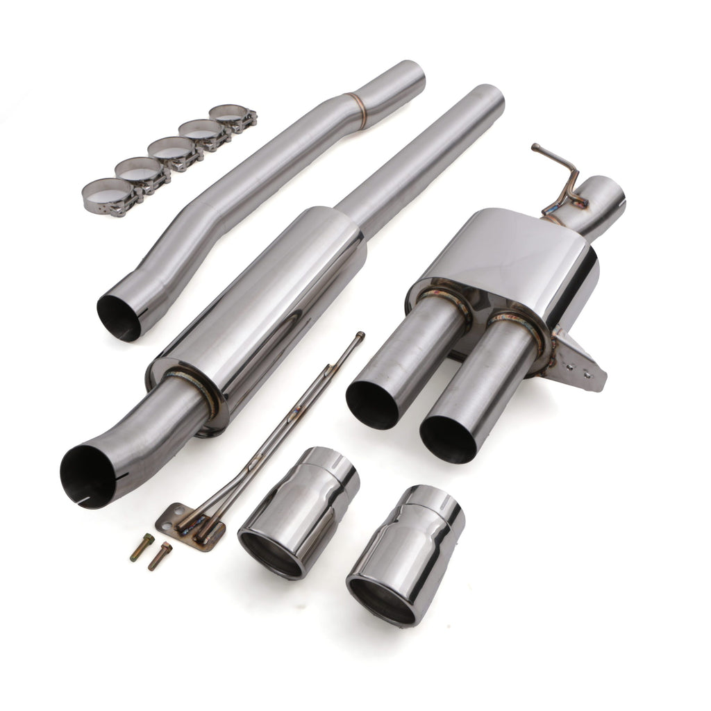 Sistema di Scarico Cat Back 3" (doppio terminale 3.5") Mini Cooper S F56 2.0 Turbo 14-18 - foto 2