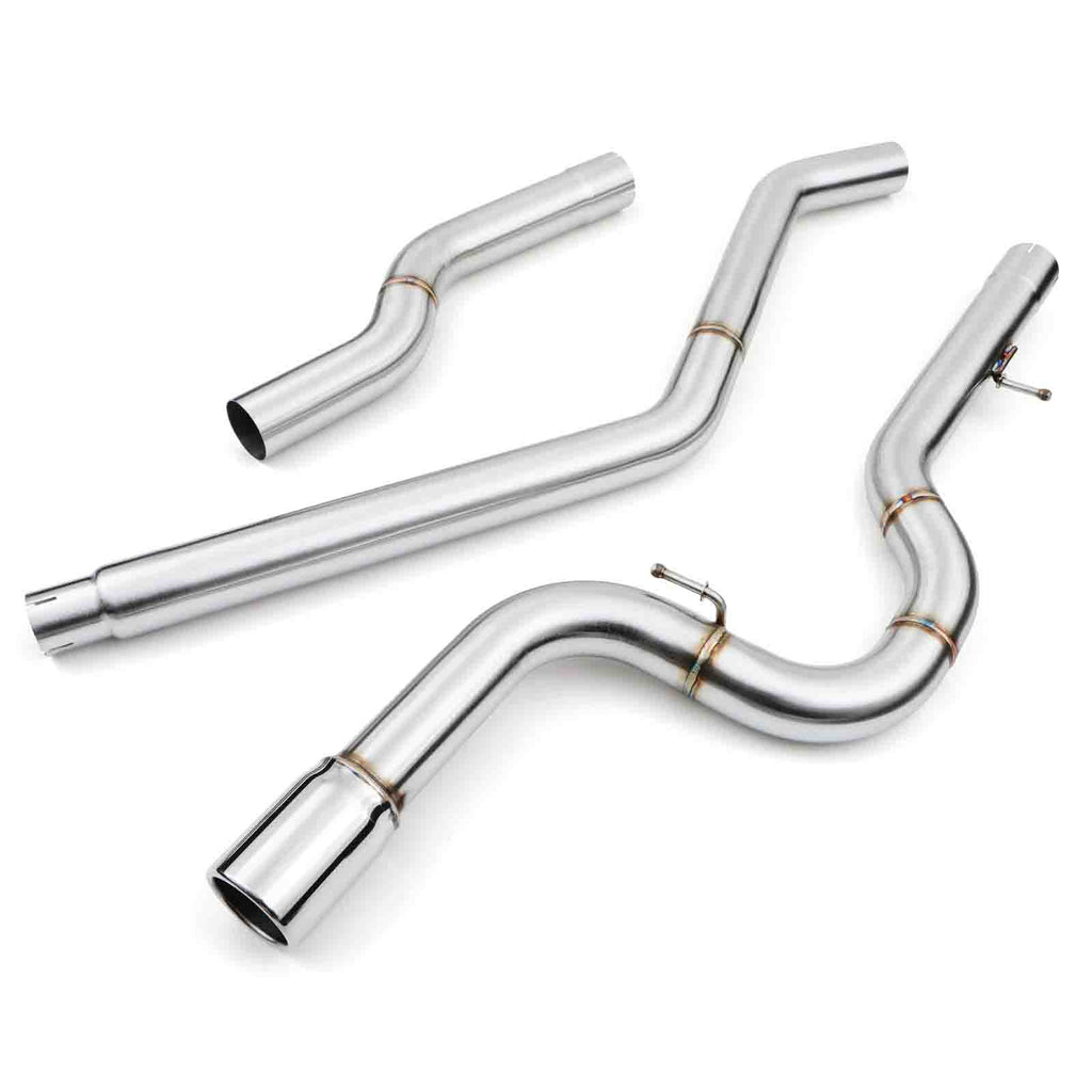 Sistema di Scarico Cat Back Uscita Singola 2.75" BMW Serie 1 E87 118d 120d 03-07 - foto 5