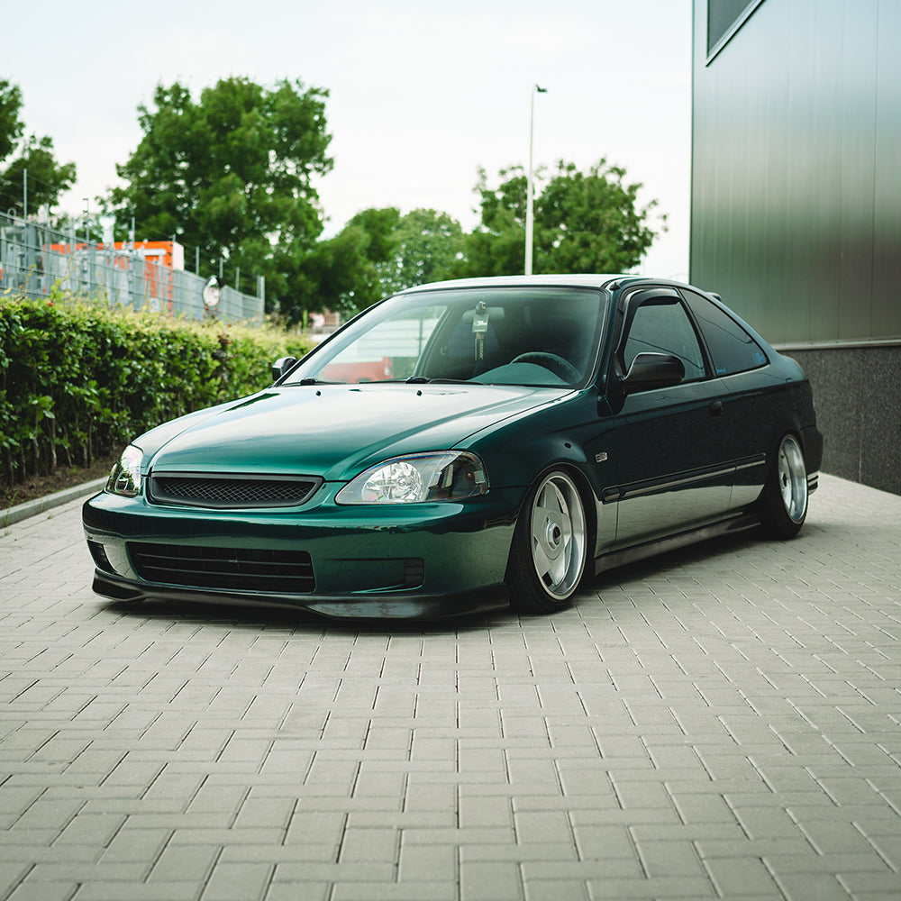 Fari Anteriori JDM Style SK-Import Neri Regolazione Manuale Honda Civic EK EJ Facelift Phase 2 - foto 6