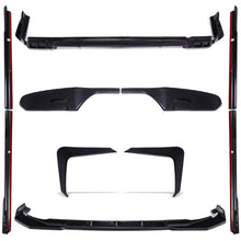 Kit Aero Completo Nero Lucido Ford Transit Custom MK2 LWB Porte a Battenti dal 2023 - foto 2