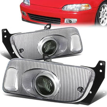 Carica l'immagine nel visualizzatore di Gallery, Fari Fendinebbia SK-Import Lente Fumé Honda Civic EG EJ
