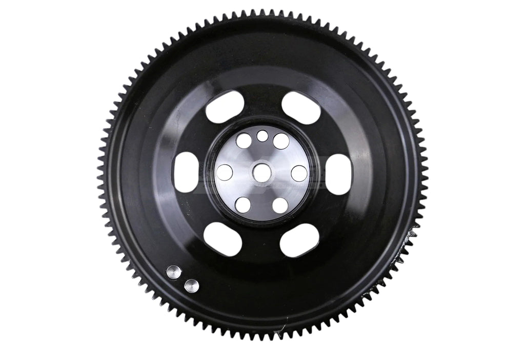 Volano Xtreme Clutch acciaio cromo-molibdeno*(6 bulloni albero motore) - Mitsubishi Galant serie 6 E33A E38A E39A 1988-1993 / Mitsubishi Lancer Evo 2 3 CE9A 1994-1996