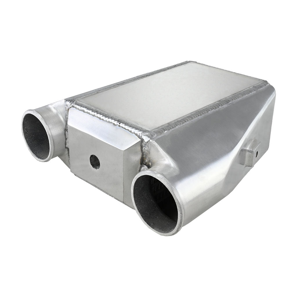 Intercooler ad acqua universale JRspec 270x160x120mm uscita superiore - dettaglio