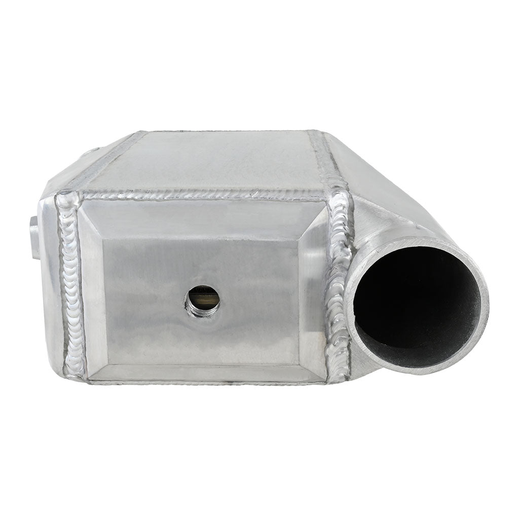 Intercooler ad acqua universale JRspec 270x160x120mm uscita asimmetrica - attacchi