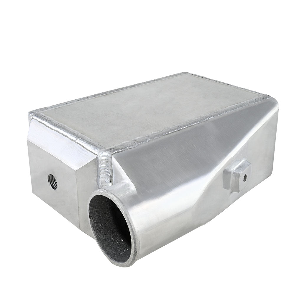 Intercooler ad acqua universale JRspec 270x160x120mm uscita asimmetrica - dettaglio
