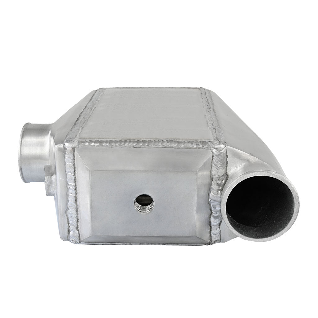Intercooler ad acqua universale JRspec 270x160x120mm ingresso laterale uscita superiore - attacchi