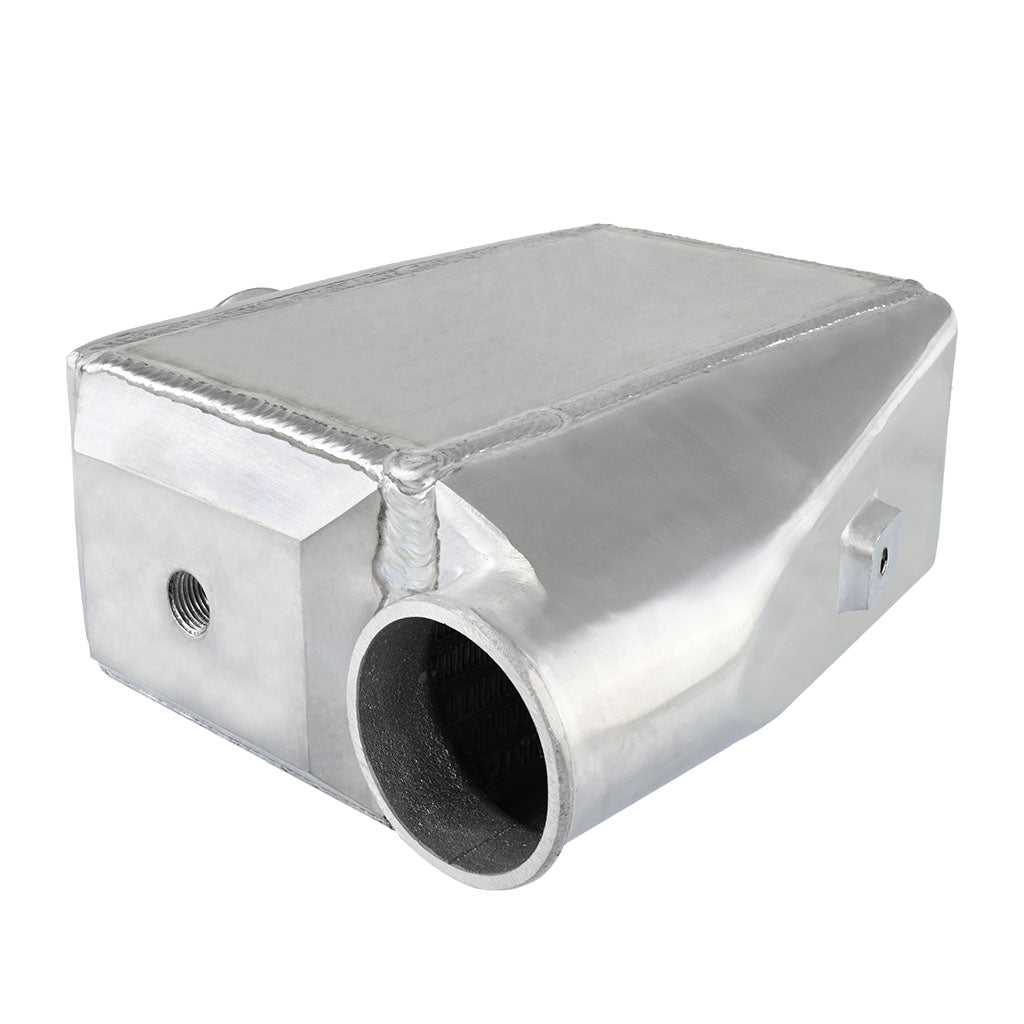 Intercooler ad acqua universale JRspec 270x160x120mm ingresso laterale uscita superiore - dettaglio