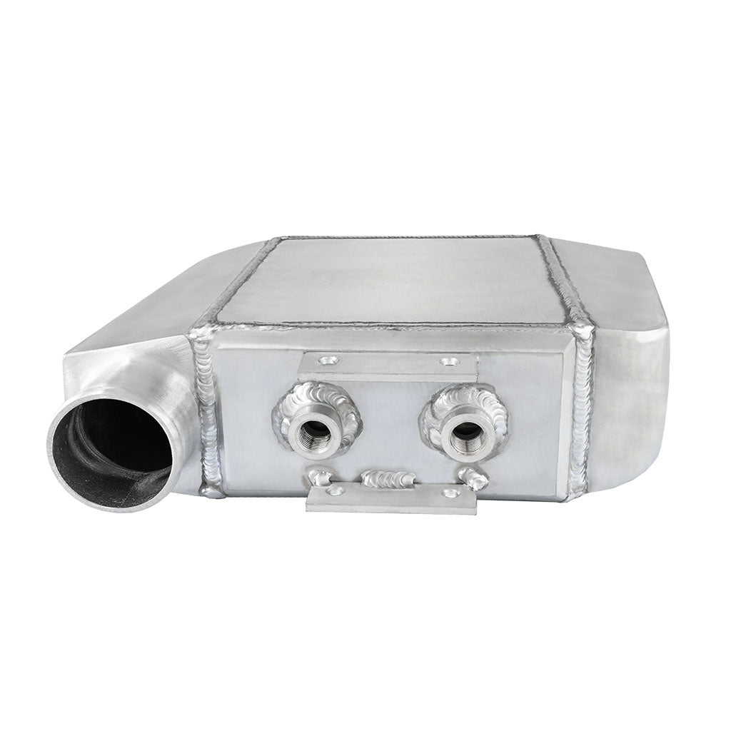 Intercooler ad acqua universale JRspec 250x230x120mm uscita asimmetrica - attacchi