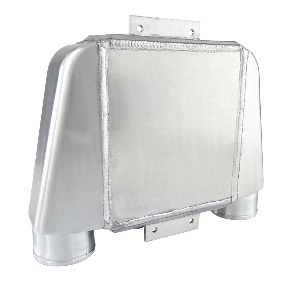 Intercooler ad acqua universale JRspec 250x230x120mm uscita superiore - vista laterale