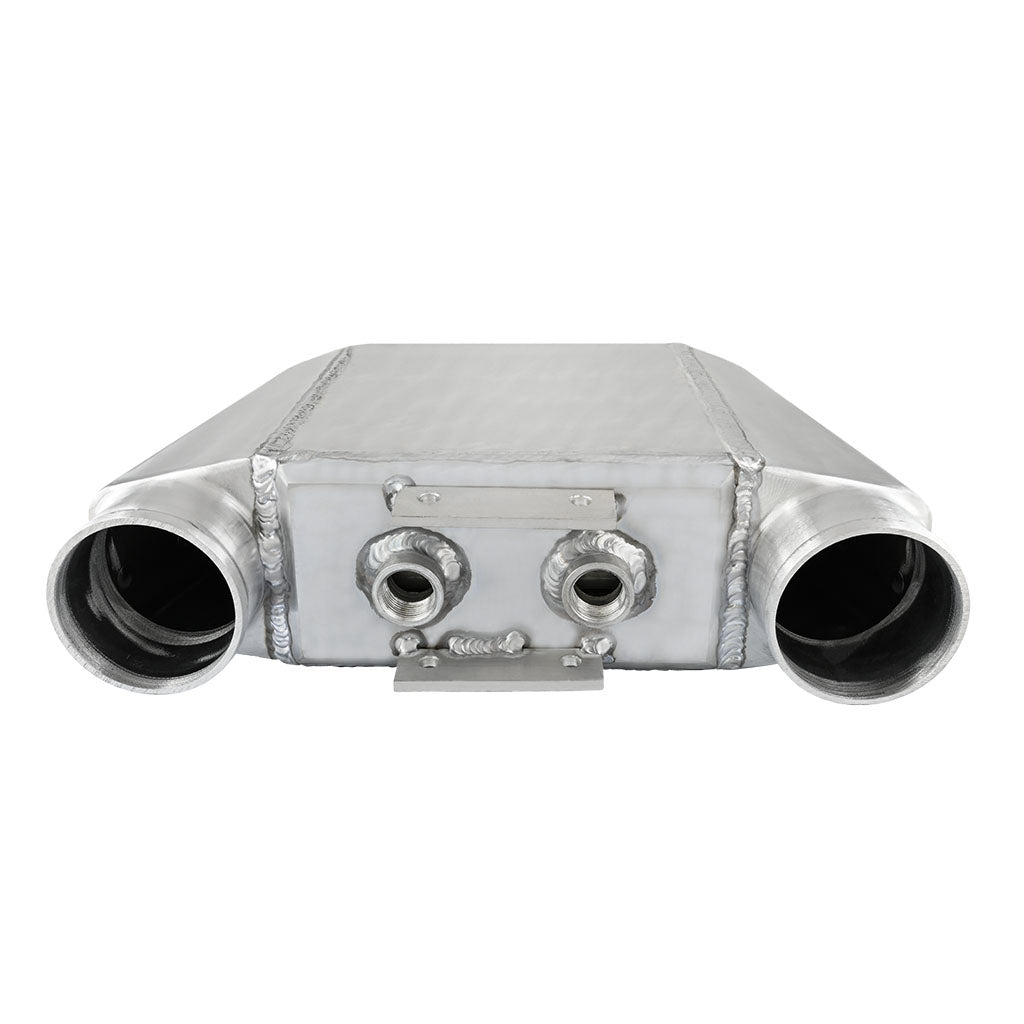 Intercooler ad acqua universale JRspec 250x230x120mm uscita superiore - attacchi