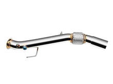 Carica l'immagine nel visualizzatore di Gallery, Dettaglio flangia e attacchi sensore del downpipe FMIC.Pro BMW 535d M57N