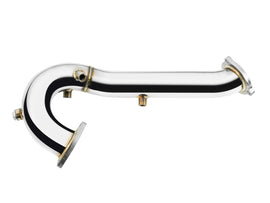 Dettaglio degli attacchi del downpipe FMIC.Pro Audi Q5 3.0 TDI