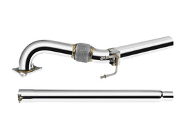 Downpipe FMIC.Pro in acciaio inox 76 mm per Golf 5 GTI e Audi A3 8P 2.0 TSI