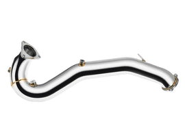 Dettaglio della flangia simmetrica del downpipe FMIC.Pro Audi B8 TDI