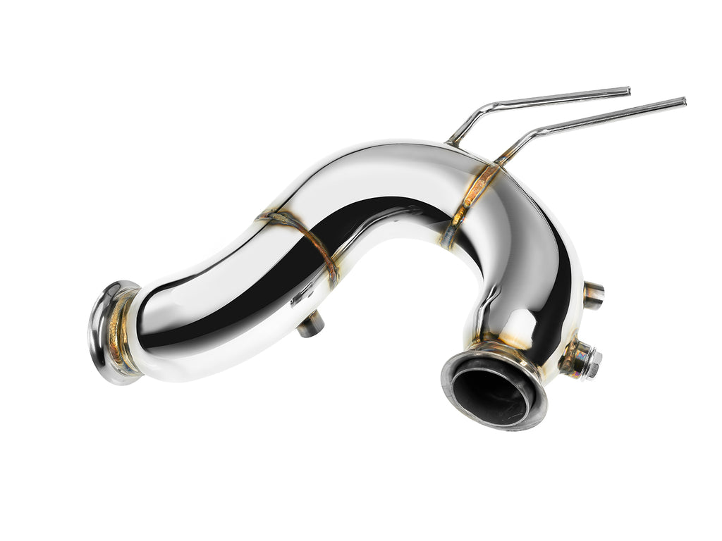 Downpipe FMIC.Pro 76 mm in acciaio inox per Golf 7 e Octavia Mk3 TDI