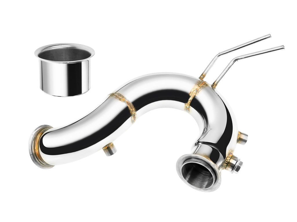 Downpipe FMIC.Pro 63,5 mm in acciaio inox per Golf 7 e A3 8V TDI