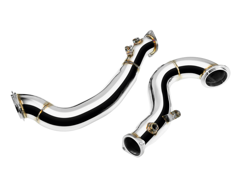 Dettaglio dei downpipe decat FMIC.Pro per BMW 135i E82 N54