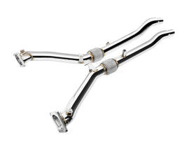 Dettaglio del downpipe decat FMIC.Pro 63,5 mm per Audi 2.7 biturbo