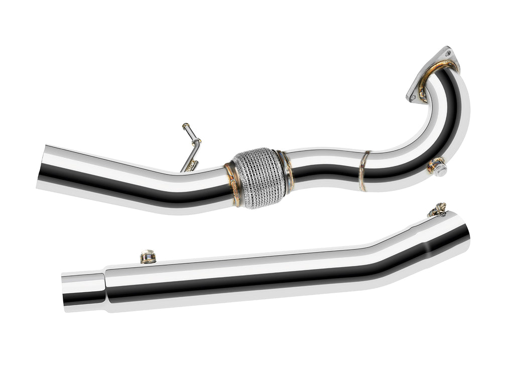 Dettaglio del downpipe decat FMIC.Pro per Audi TT 8N 1.8 T quattro