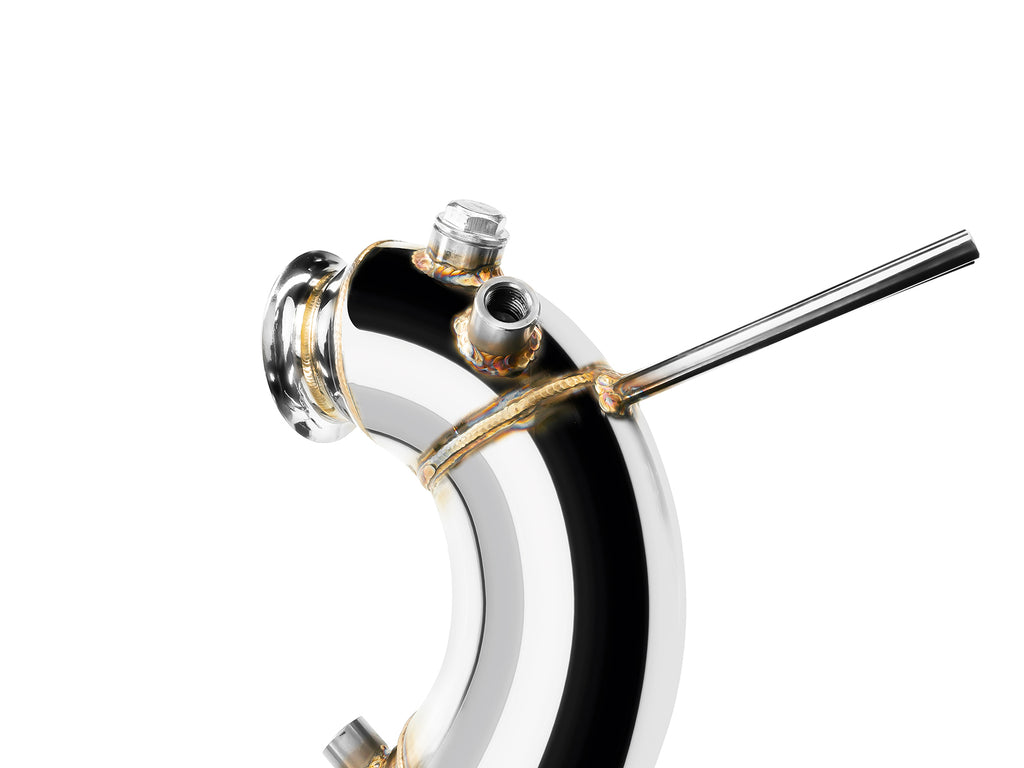 Dettaglio del downpipe FMIC.Pro per VW Passat 2.0 TDI common rail