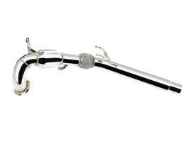 Dettaglio del silenziatore integrato nel downpipe FMIC.Pro