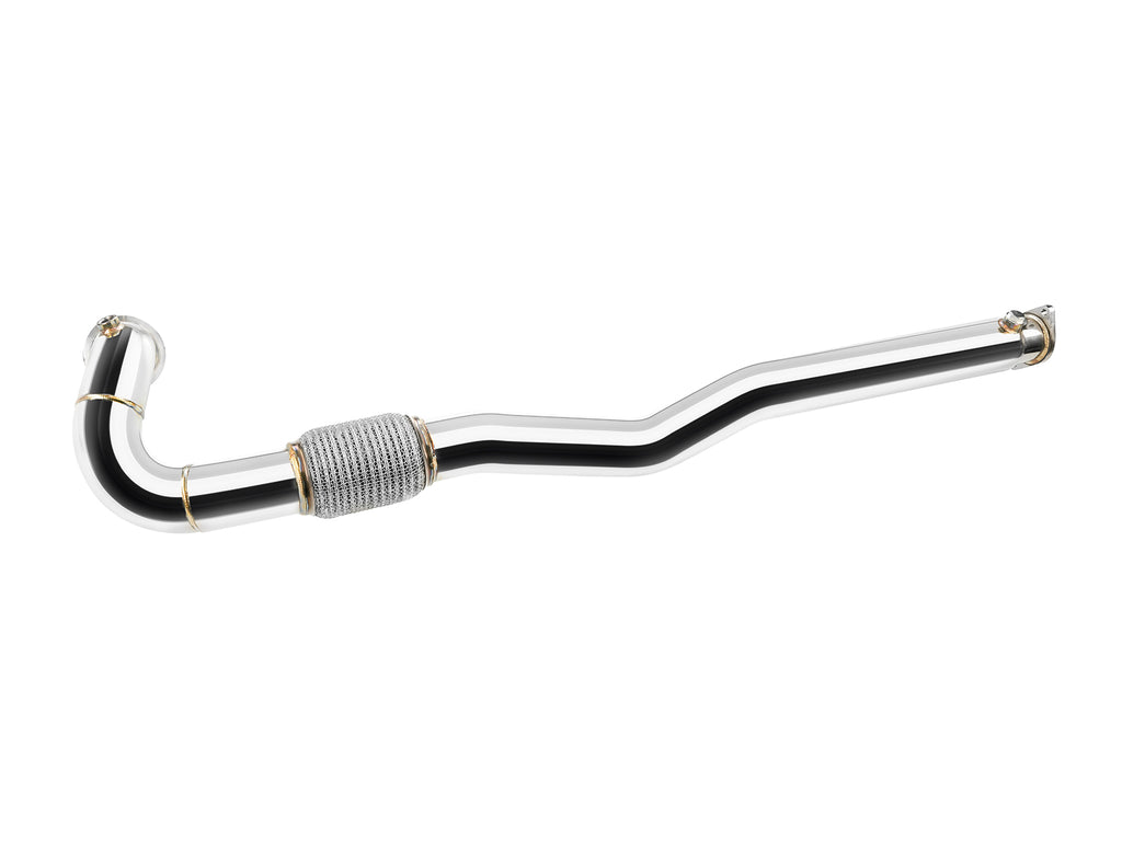 Dettaglio del downpipe FMIC.Pro 76 mm per Opel Zafira OPC