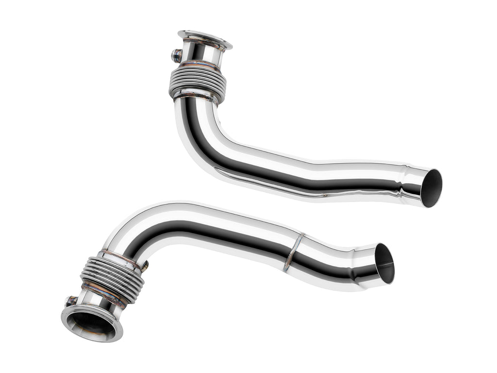 Downpipe decat FMIC.Pro 76,5 mm per BMW V8 biturbo 550i M5 F10