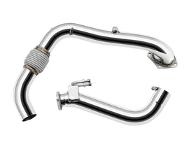 Dettaglio del downpipe decat FMIC.Pro VW Scirocco 1.4 TSI