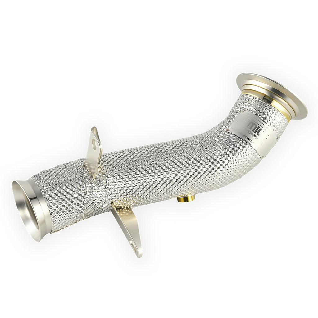 Downpipe FMIC.Pro con schermo termico per BMW N55 235i F22