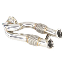 Carica l'immagine nel visualizzatore di Gallery, Dettaglio delle flange CNC del downpipe FMIC.Pro Audi RS Q3 2.5 TFSI