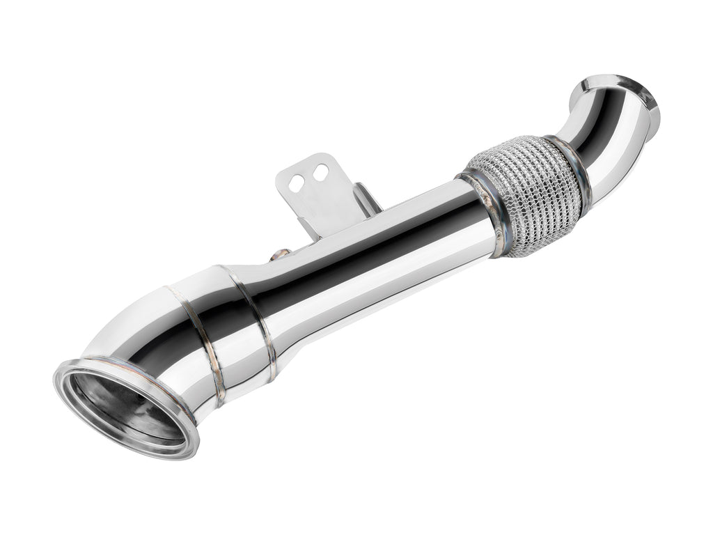Dettaglio del downpipe FMIC.Pro per BMW X5 X6 M40i
