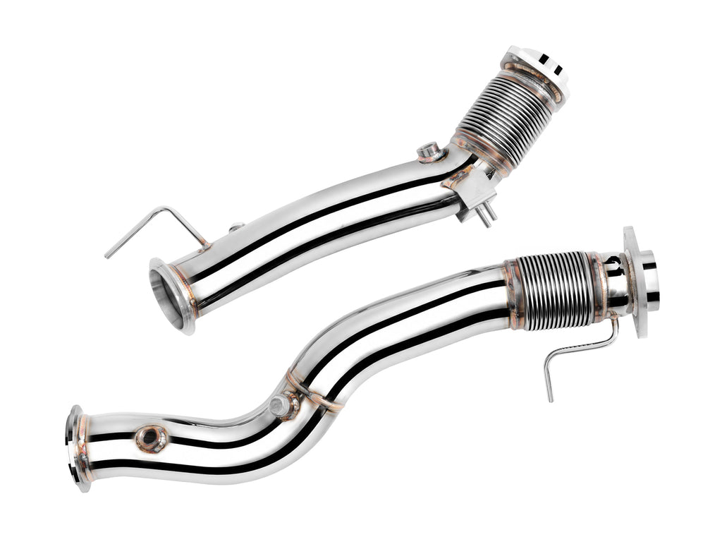 Downpipe FMIC.Pro S58 dettaglio flange CNC