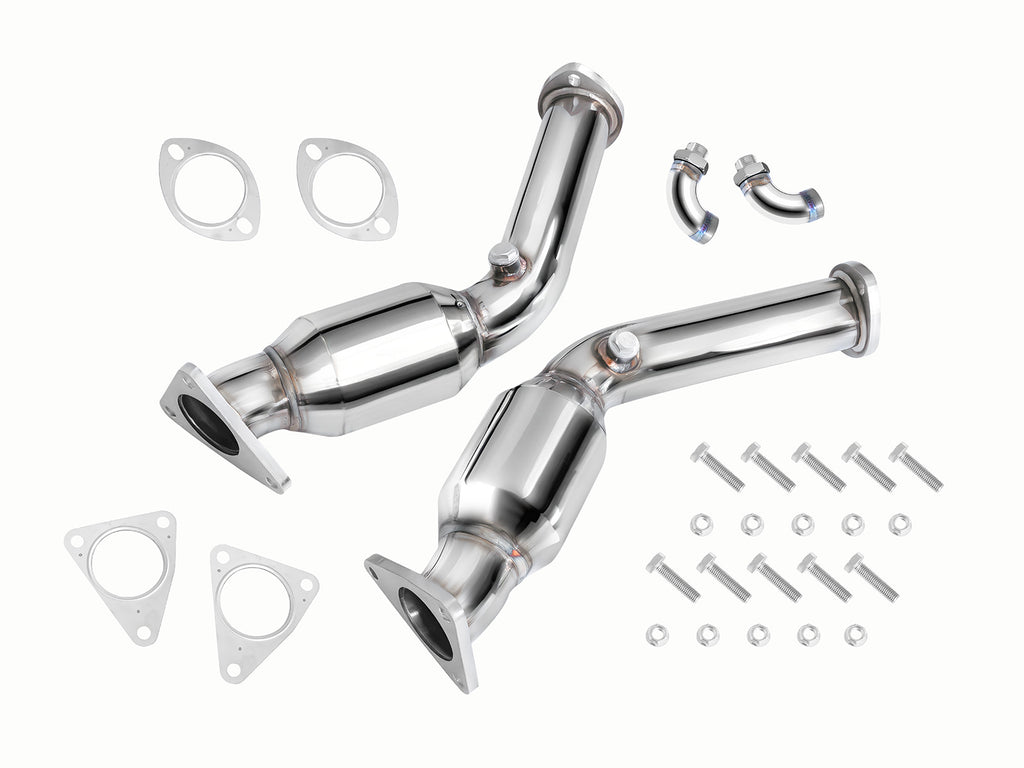 Downpipe FMIC.Pro in acciaio inox con silenziatore per Nissan 370Z