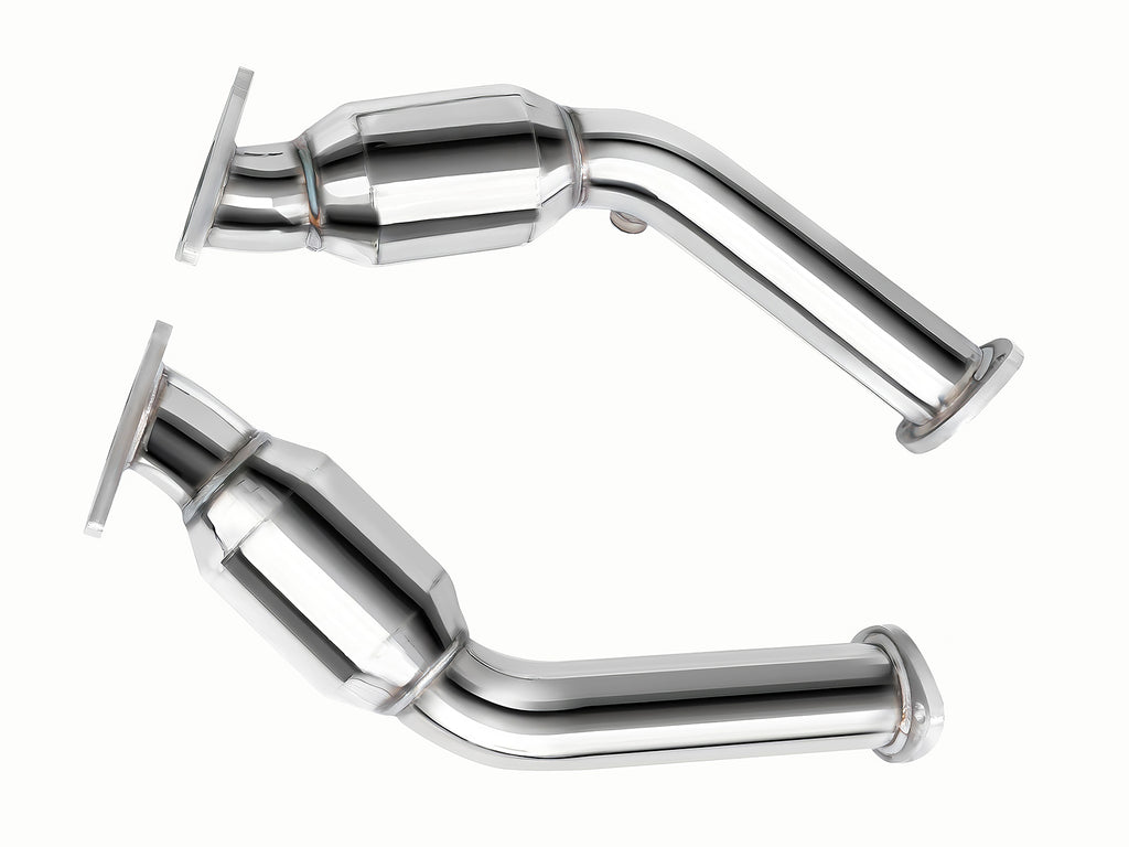 Dettaglio del downpipe FMIC.Pro 63,5 mm per Nissan 370Z
