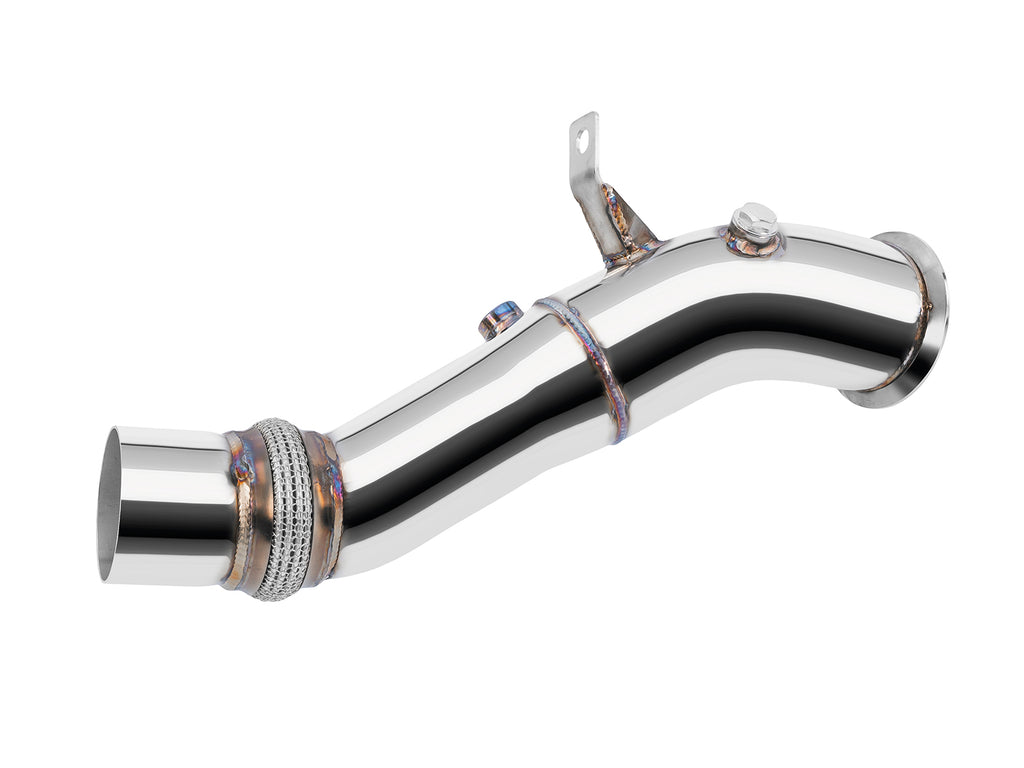 Dettaglio del downpipe FMIC.Pro per BMW X5 E70 35i N55