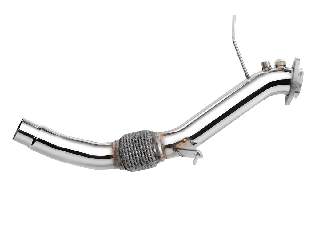 Dettaglio delle flange CNC del downpipe FMIC.Pro BMW X3 E83 20d