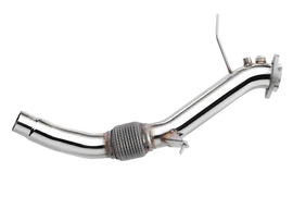 Dettaglio delle flange CNC del downpipe FMIC.Pro BMW X3 E83 20d